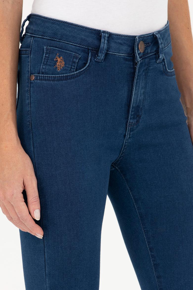 Kadın Koyu Mavi Jean Pantolon - 50271461004