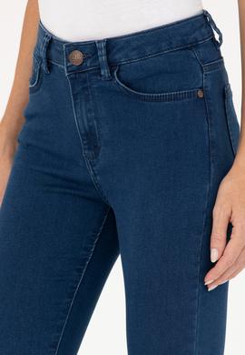 Kadın Koyu Mavi Jean Pantolon - 50271461004