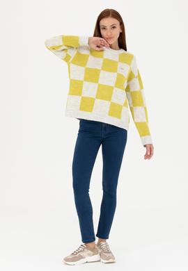 Kadın Koyu Mavi Jean Pantolon - 50271461004