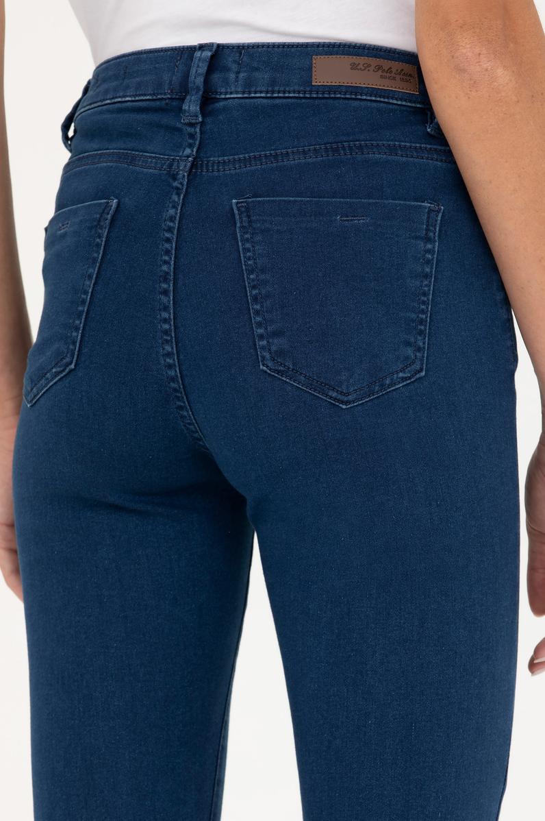 Kadın Koyu Mavi Jean Pantolon