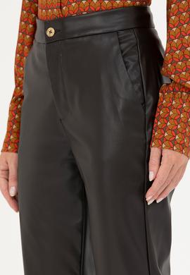 Kadın Kahverengi Straight Fit Pantolon - 50277151003