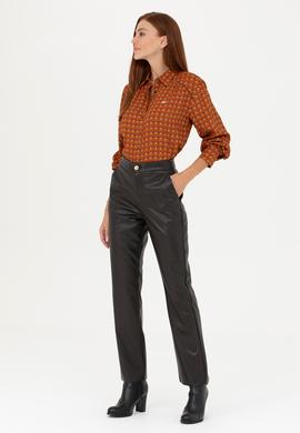 Kadın Kahverengi Straight Fit Pantolon - 50277151003