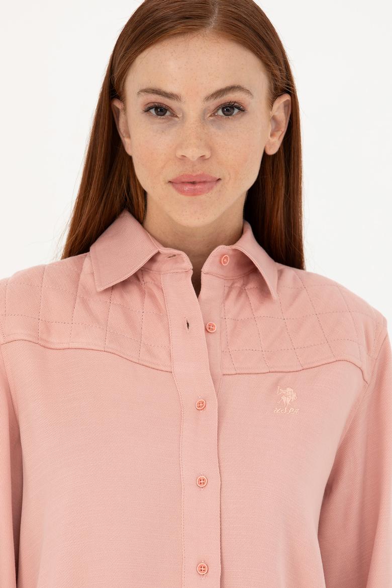 Kadın Pudra Uzun Kollu Gömlek - 50271426020