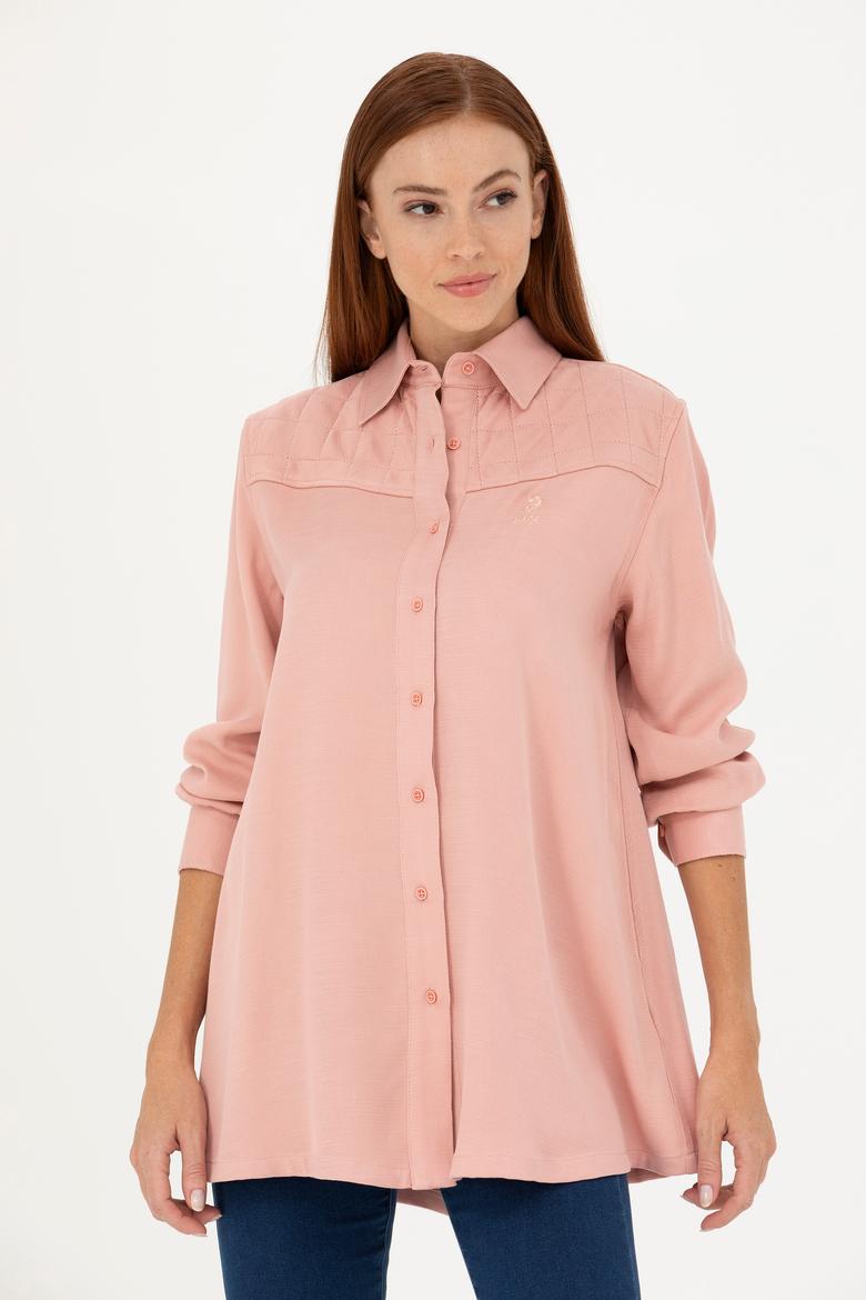 Kadın Pudra Uzun Kollu Gömlek - 50271426020