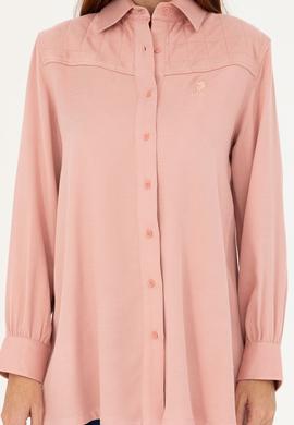 Kadın Pudra Uzun Kollu Gömlek - 50271426020