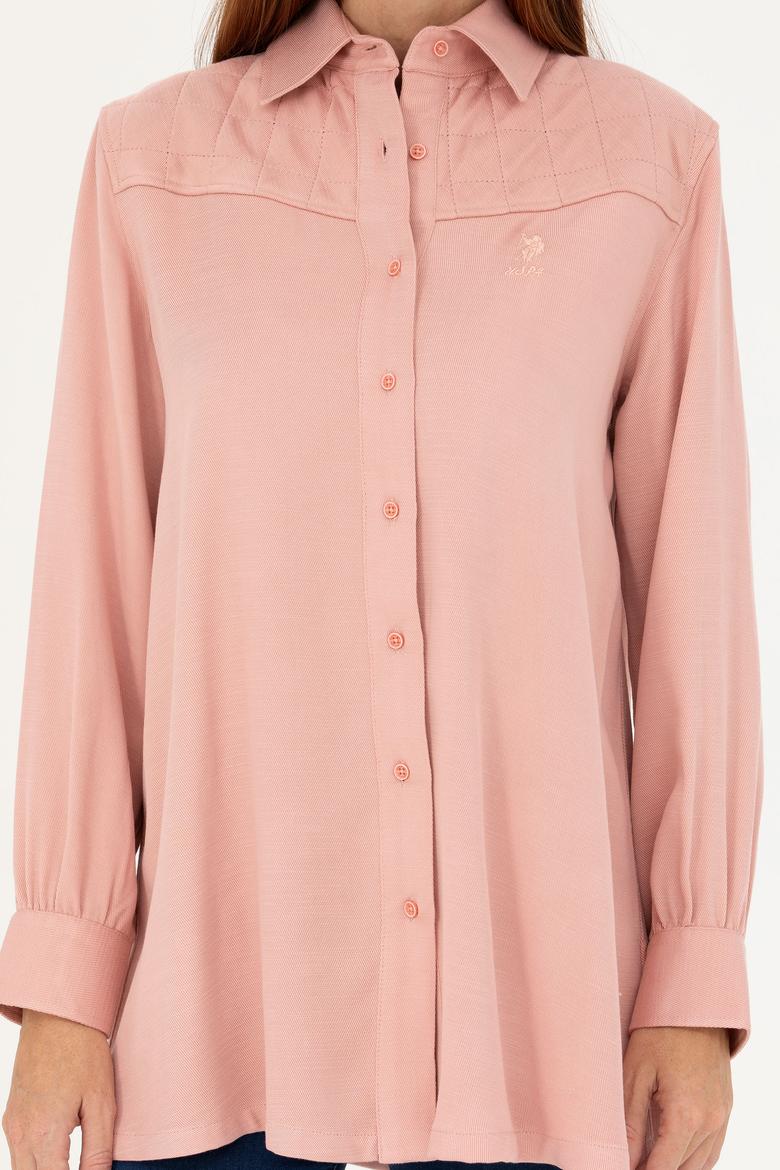 Kadın Pudra Uzun Kollu Gömlek - 50271426020