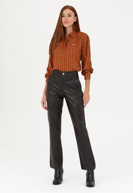 Kadın Turuncu Uzun Kollu Gömlek - 50271541026