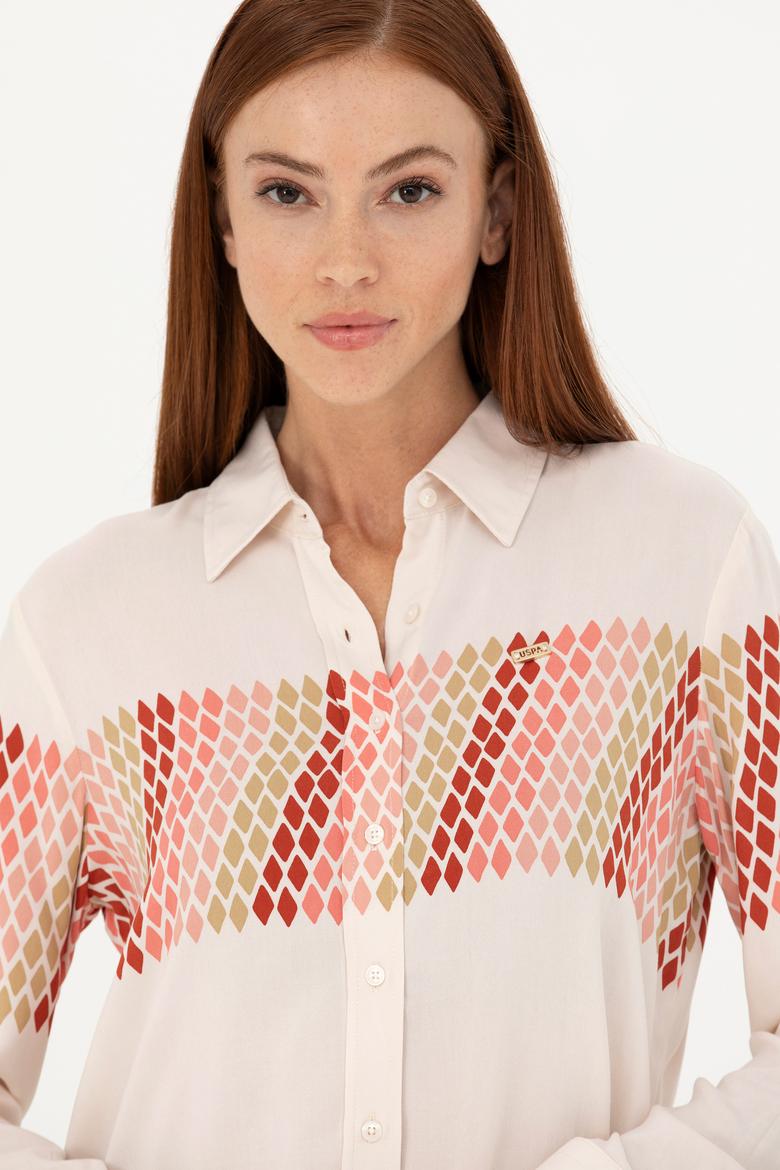 Kadın Taş Uzun Kollu Gömlek - 50272275012