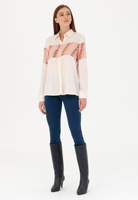 Kadın Taş Uzun Kollu Gömlek - 50272275012