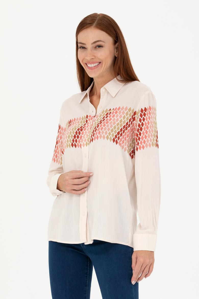 Kadın Taş Uzun Kollu Gömlek