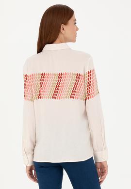 Kadın Taş Uzun Kollu Gömlek - 50272275012