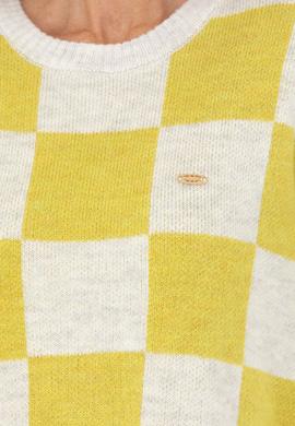 Kadın Fıstık Yeşili Bisiklet Yaka Kazak - 50270426001