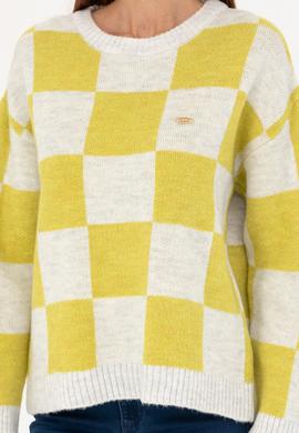 Kadın Fıstık Yeşili Bisiklet Yaka Kazak - 50270426001