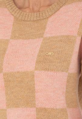 Kadın Kum Bisiklet Yaka Kazak - 50270426010