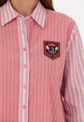 Kadın Kırmızı Uzun Kollu Gömlek - 50271828002