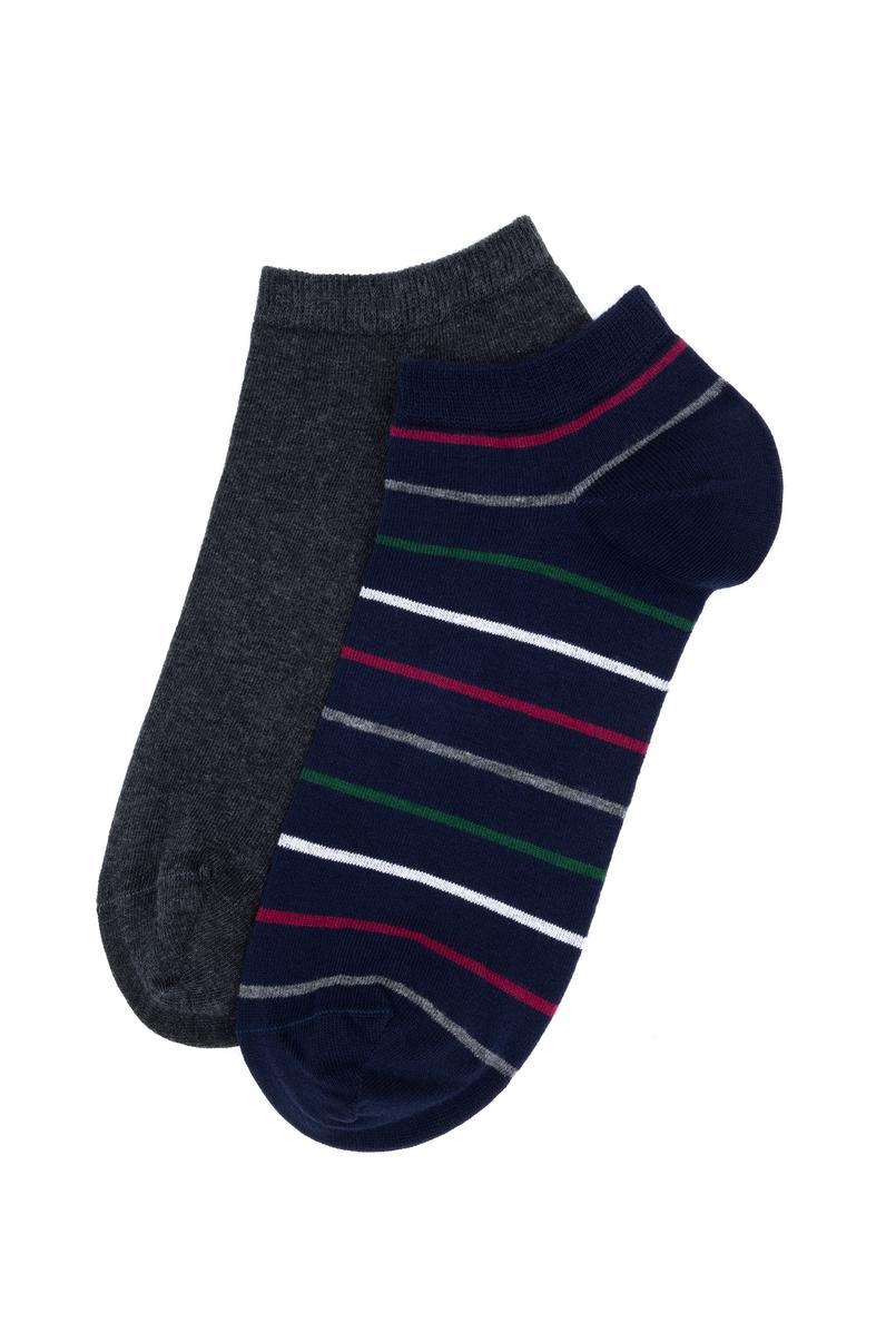 Erkek 2'li Patik Çorap