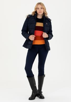 Kadın Lacivert Mont - 50270658004