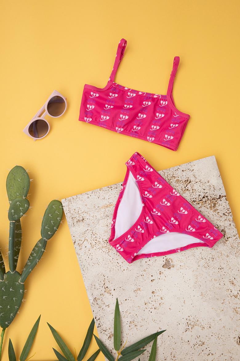 Kız Çocuk Pembe Bikini