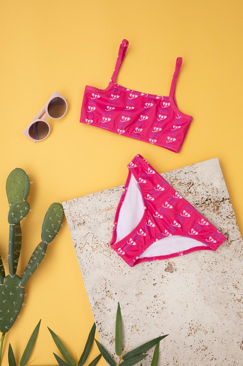 Kız Çocuk Pembe Bikini