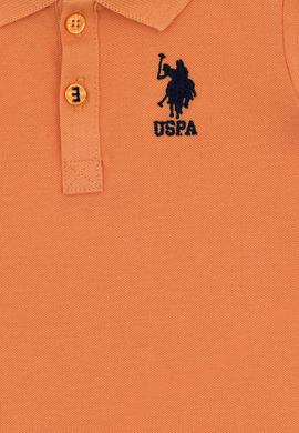 Erkek Bebek Turuncu Basic Polo Yaka Tişört - 50265996169