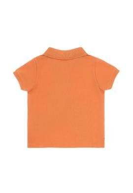 Erkek Bebek Turuncu Basic Polo Yaka Tişört - 50265996169