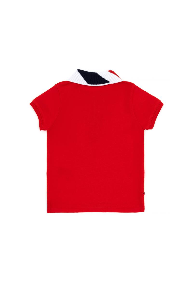 Erkek Bebek Kırmızı Basic Polo Yaka Tişört - 50266003078