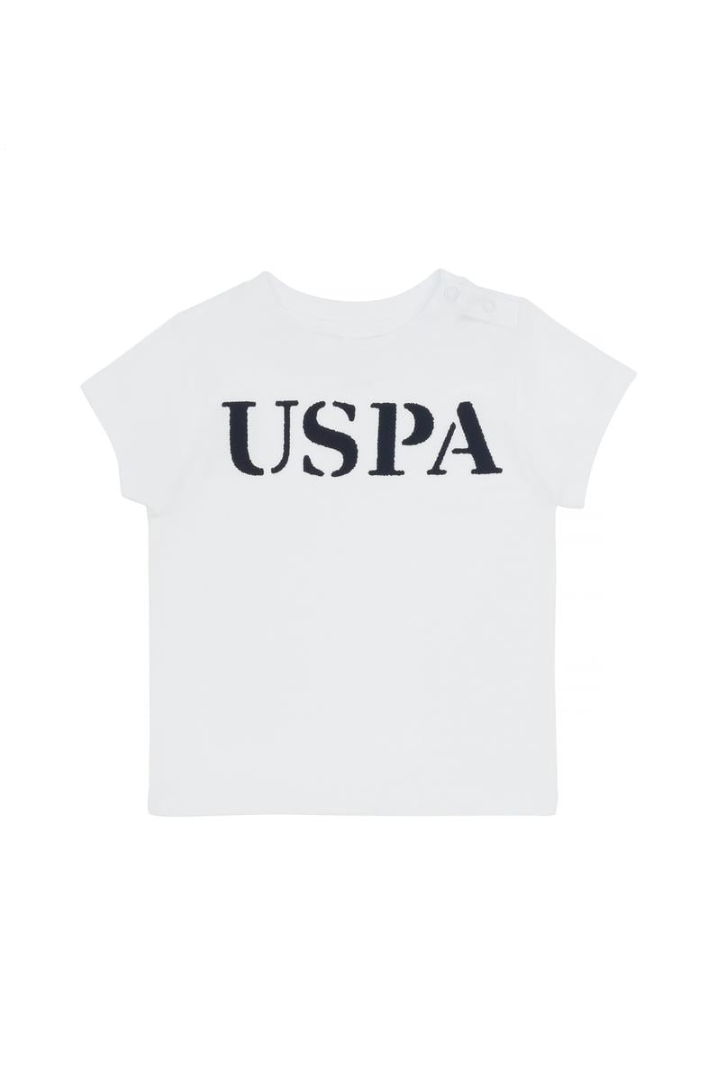 Erkek Bebek Beyaz Basic Tişört