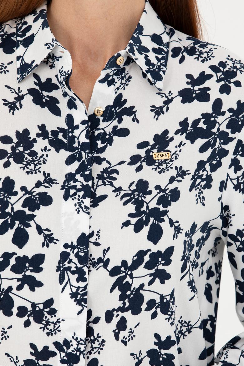 Kadın Lacivert Uzun Kollu Gömlek - 50279866026