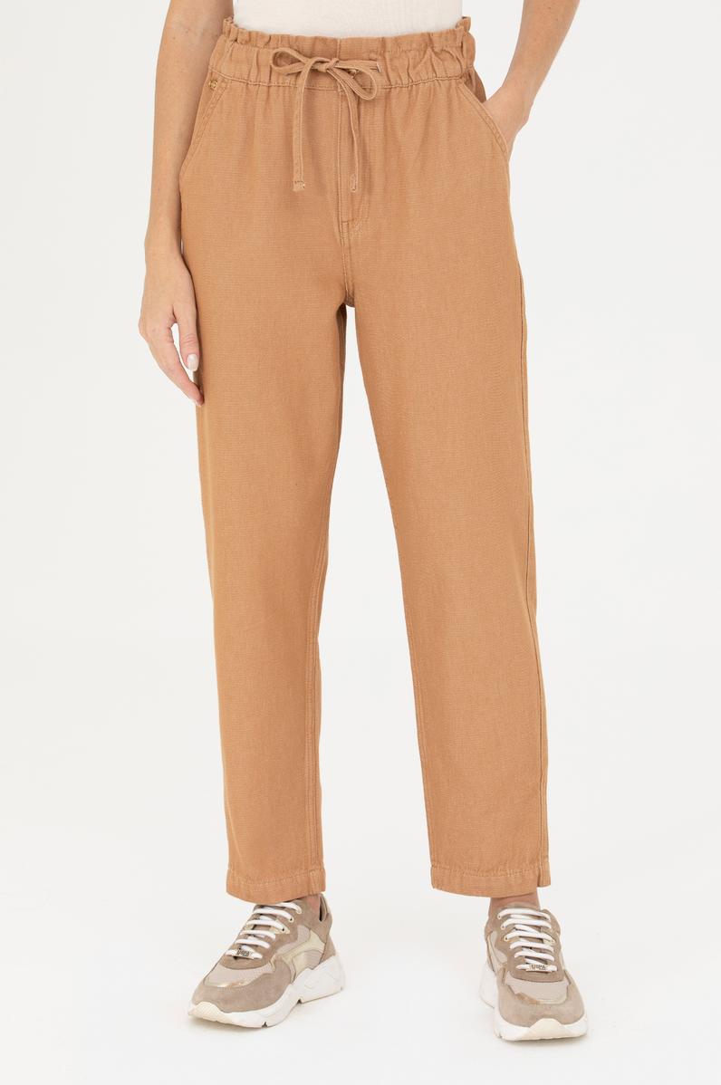 Kadın Camel Jean Pantolon