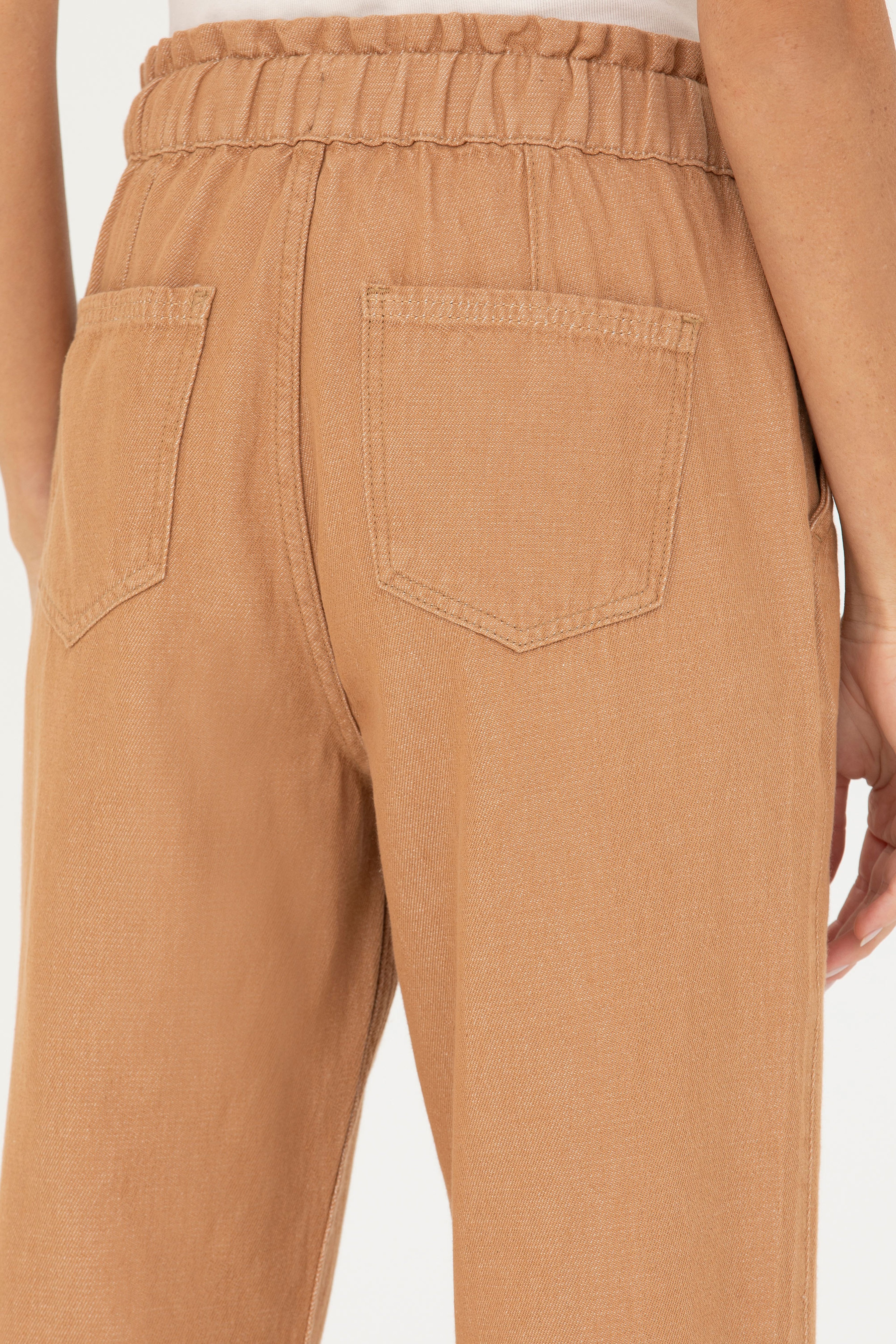 Kadın Camel Jean Pantolon - Image 7