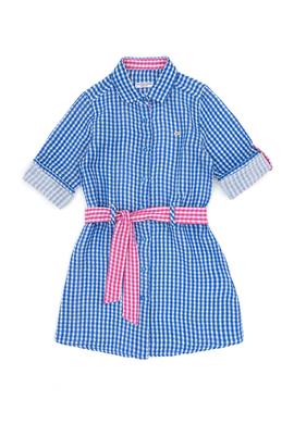 Kız Çocuk Saks Dokuma Elbise - 50262728014