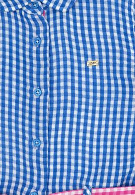 Kız Çocuk Saks Dokuma Elbise - 50262728014