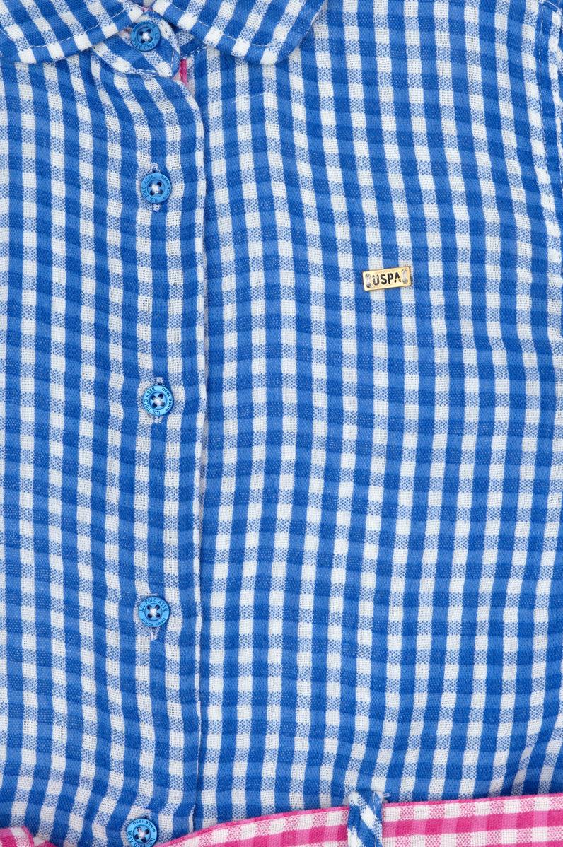 Kız Çocuk Saks Dokuma Elbise