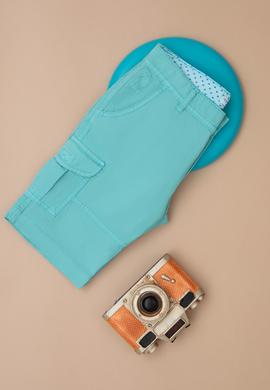 Erkek Çocuk Mint Dokuma Şort - 50264320013