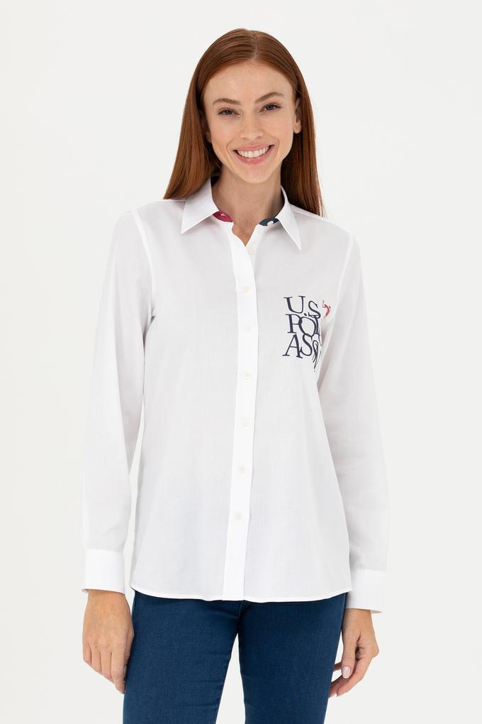 Kadın Beyaz Uzun Kollu Gömlek