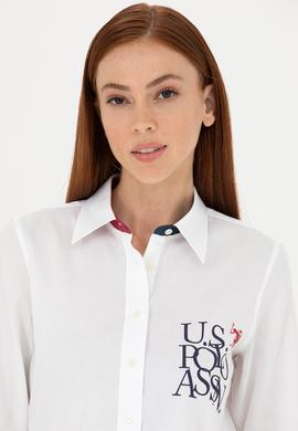 Kadın Beyaz Uzun Kollu Gömlek - 50272190002