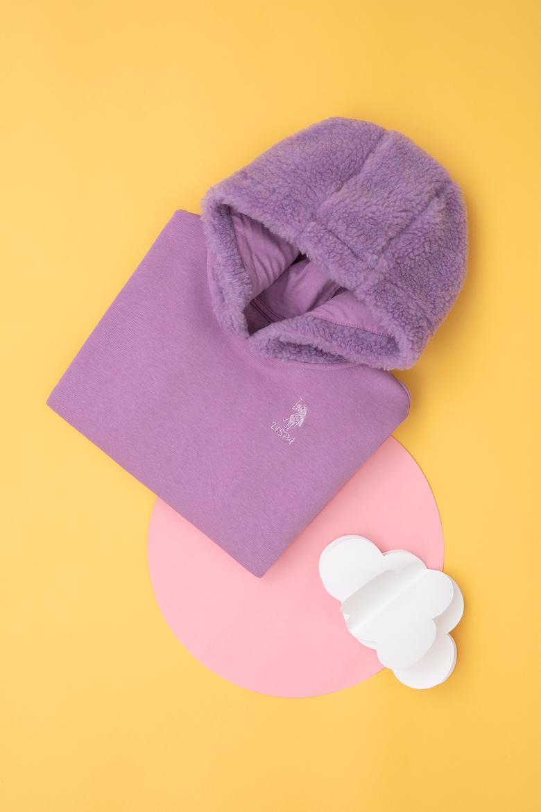 Kız Çocuk Lila Sweatshirt