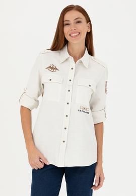 Kadın Taş Uzun Kollu Gömlek - 50271854017