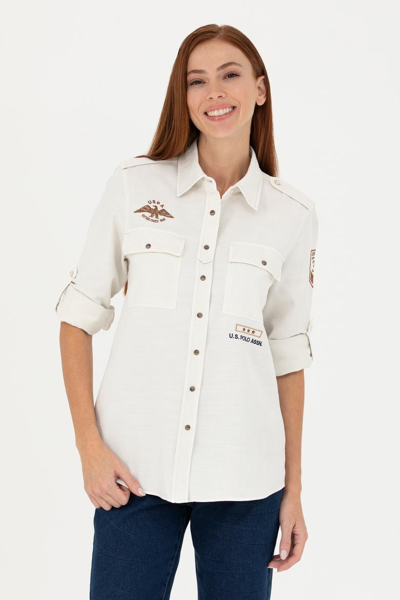 Kadın Taş Uzun Kollu Gömlek