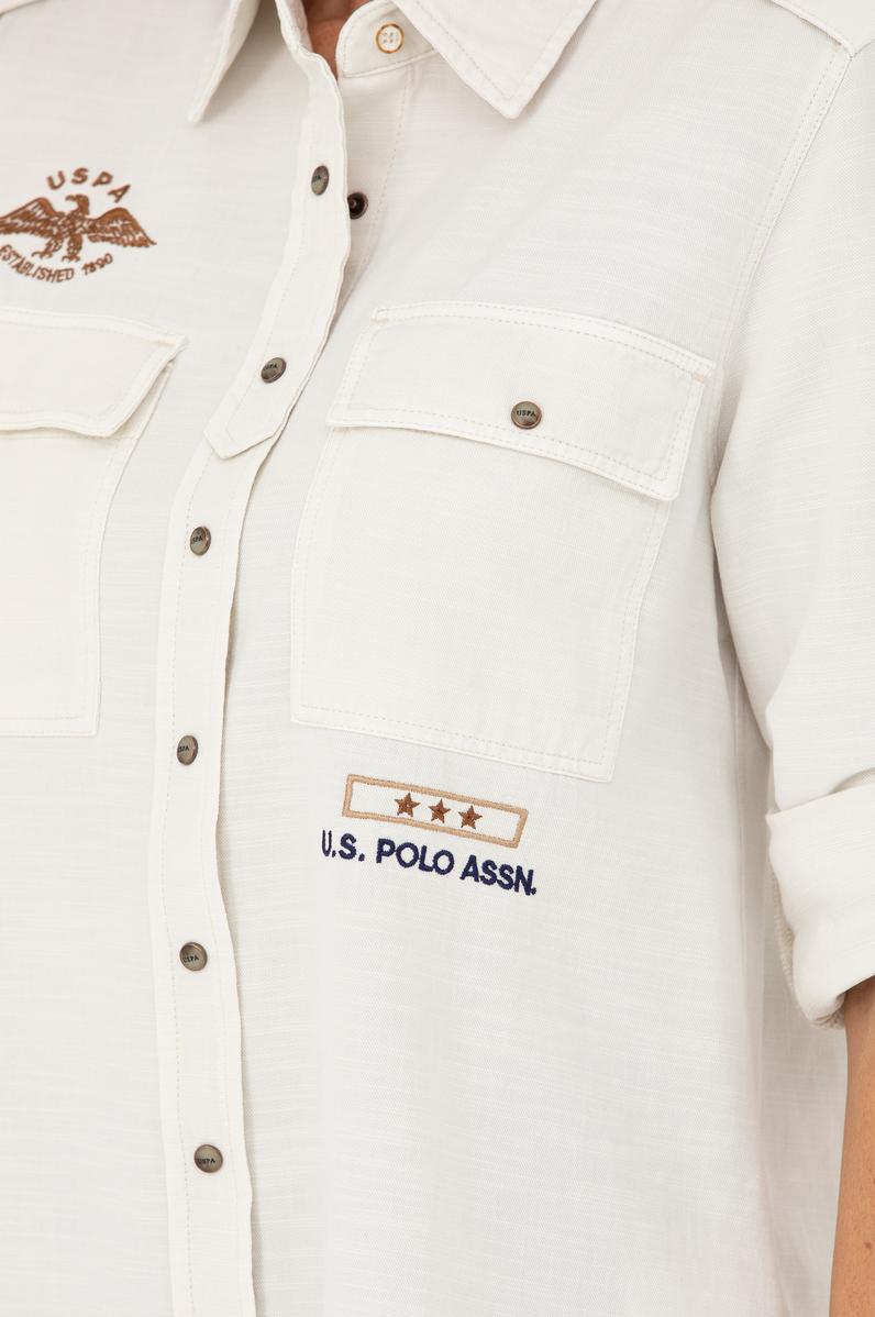 Kadın Taş Uzun Kollu Gömlek