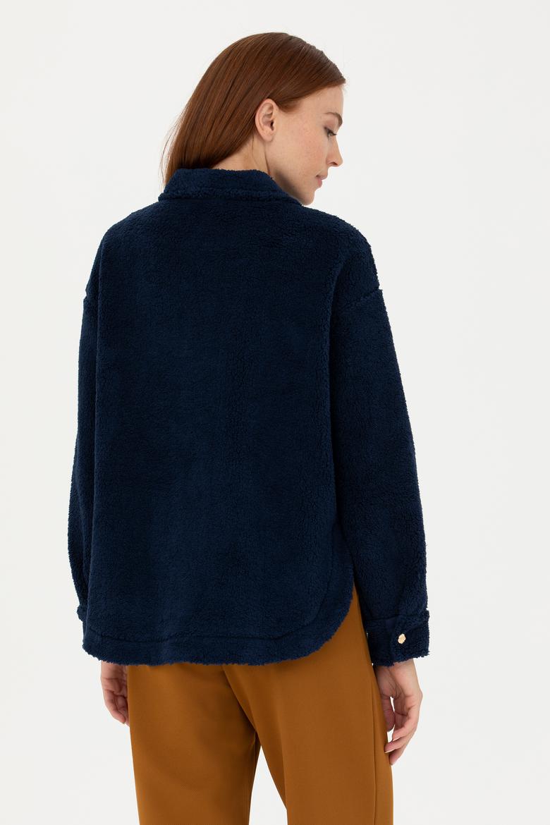 Kadın Lacivert Sweatshirt - 50271570012