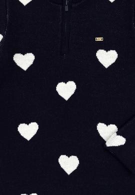 Kız Çocuk Lacivert Triko Elbise - 50271903001