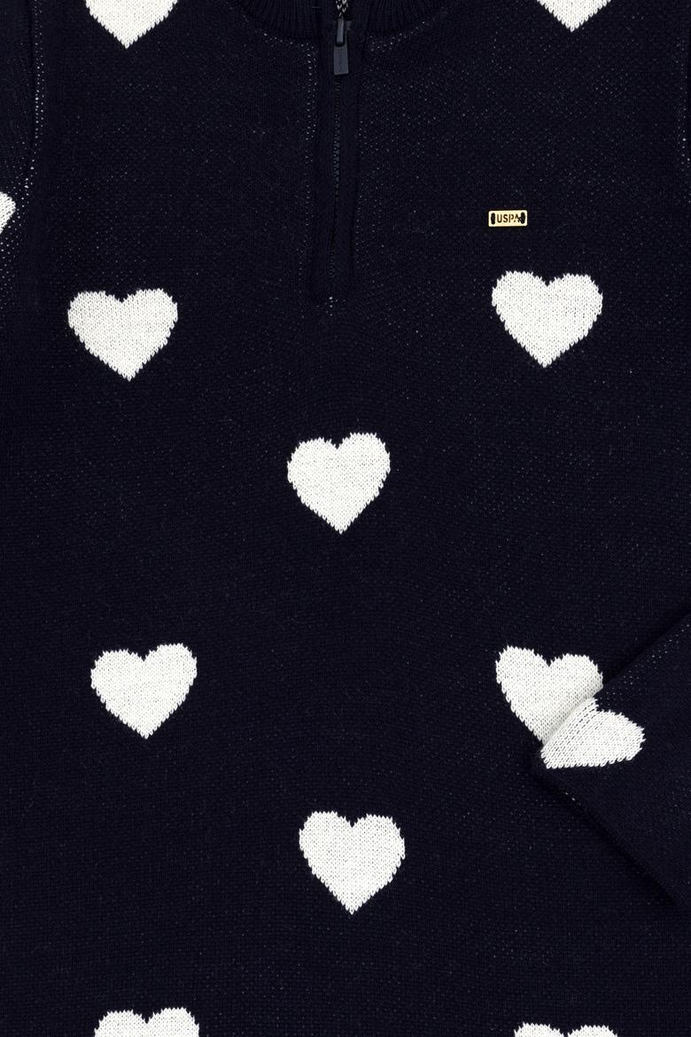 Kız Çocuk Lacivert Triko Elbise - 50271903001