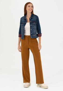 Kadın Koyu Mavi Jean Ceket - 50272260002