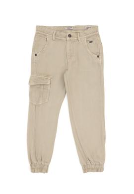 Erkek Çocuk Bej Kanvas Pantolon - 50272376001
