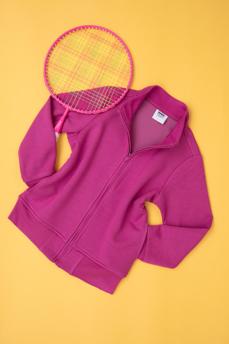 Kız Çocuk Menekşe Sweatshirt