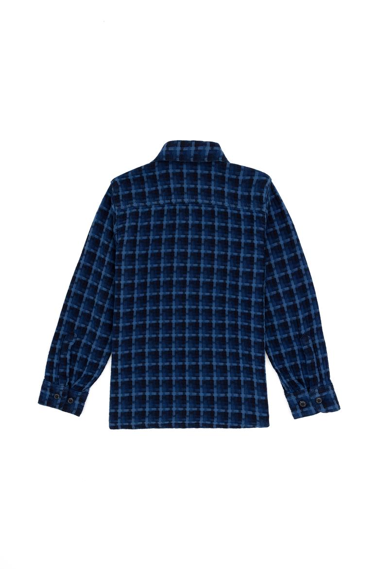 Erkek Çocuk Koyu Mavi Jean Gömlek - 50273320024