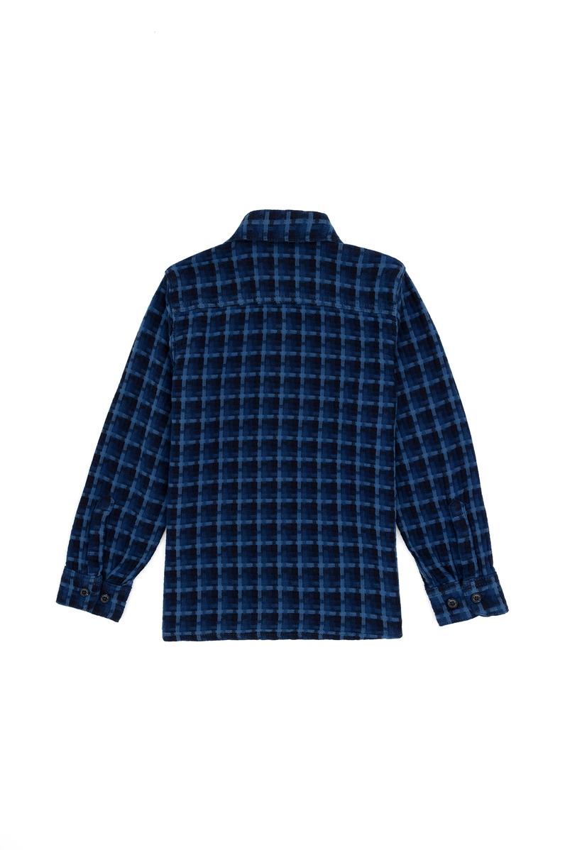 Erkek Çocuk Koyu Mavi Jean Gömlek