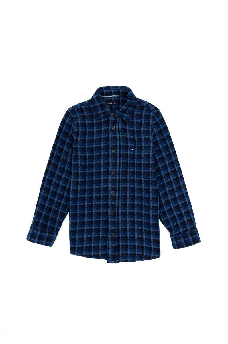 Erkek Çocuk Koyu Mavi Jean Gömlek