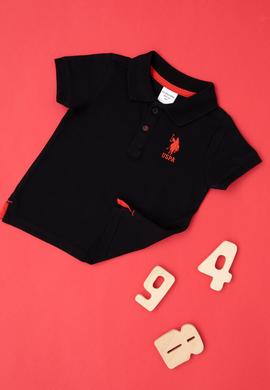 Erkek Bebek Siyah Basic Tişört - 50265996168